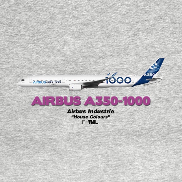 Airbus A350-1000 - Airbus Industrie "House Colours" by TheArtofFlying